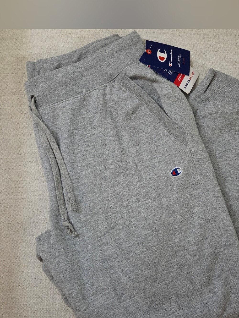 Champion Light Grey Women's Fleece Joggers. Size XL